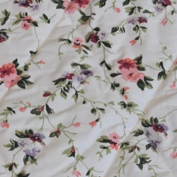 VTG Laura Ashley Polyanthus Primrose Full Flat Sheet And 2 Pillowcases - Picture 2 of 10